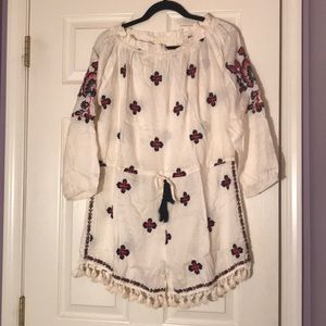 Raga Romper WITH TICKETS ON IT